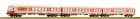 01555 Tillig Set of 3 Passenger cars Silberlinge in "CityBahn" livery